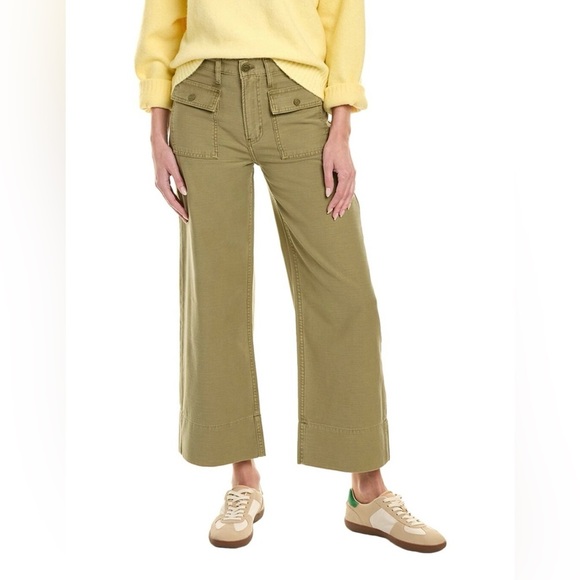 FRAME Denim EUC 25
70s Washed Summer Sage Crop Jean - Picture 1 of 6